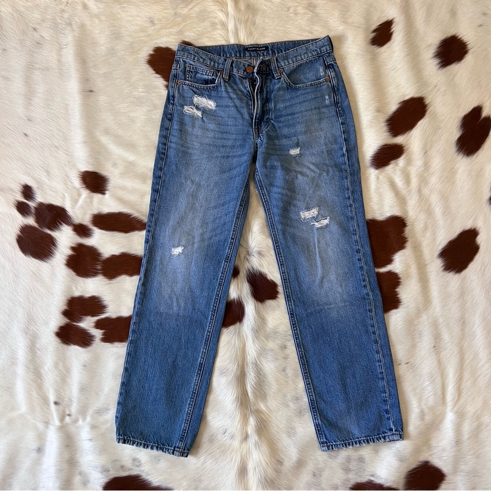 LUCKY BRAND Mid Rise Boyfriend Jean